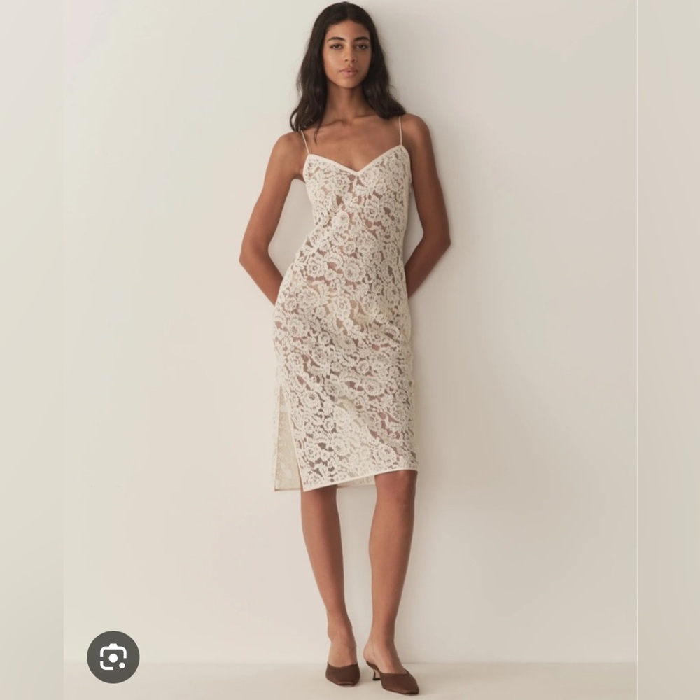 NWT Doen Alissa Lace Dress in Cream